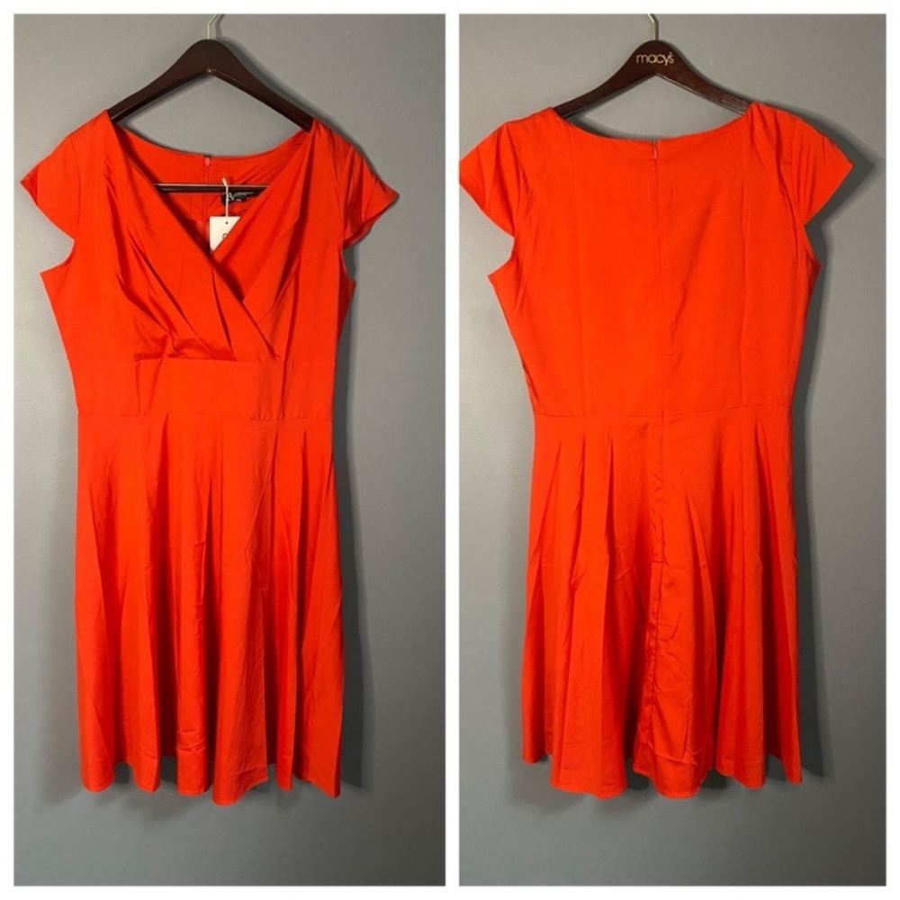 Sucrefas Red Fit and Flair Dress
